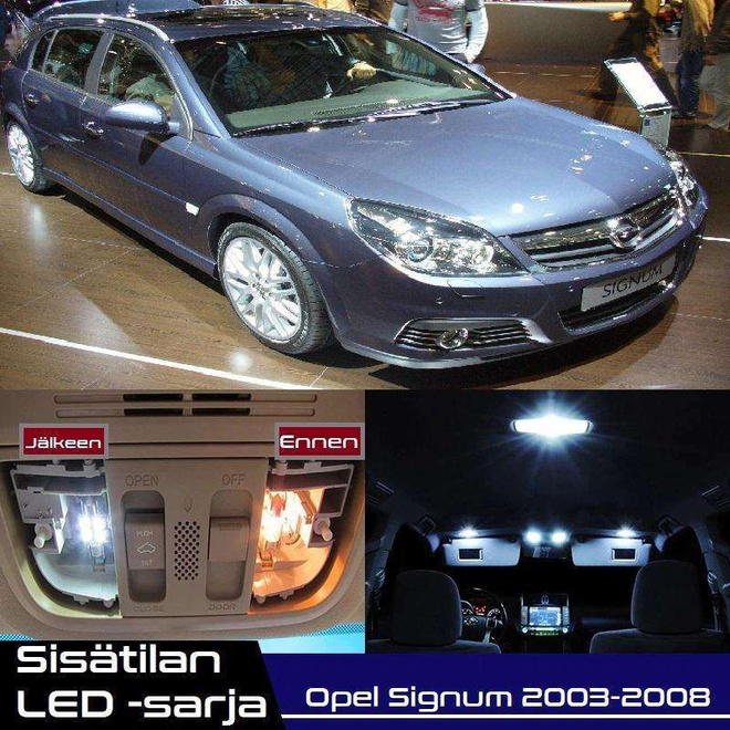 Opel Signum Sisätilan LED-sarja 15-osainen