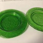 Humppila Talonpoika vihreät lasilautaset 6 kpl 23 cm - pikkukuva 2