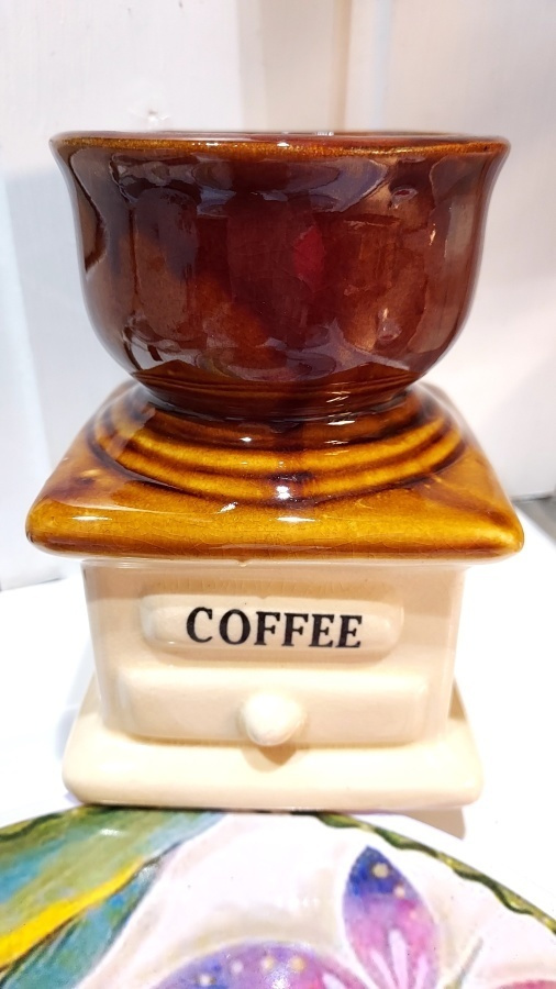 KERAAMINEN COFFEE KUKKAPURKKI / KAHVIPURKKI