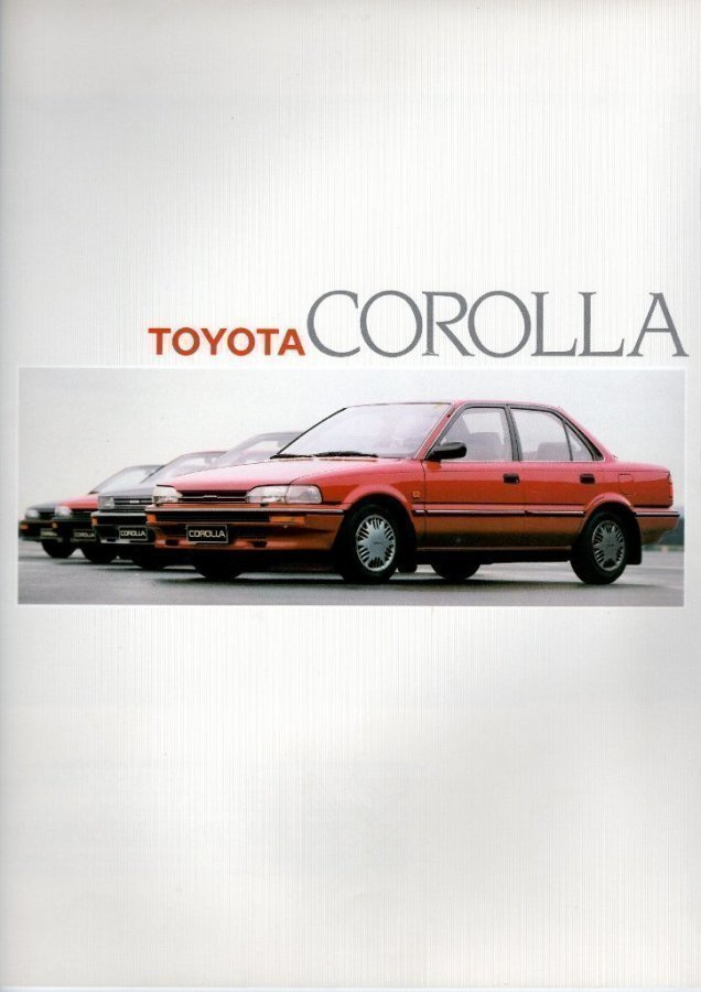 Toyota Corolla -esite, 1988