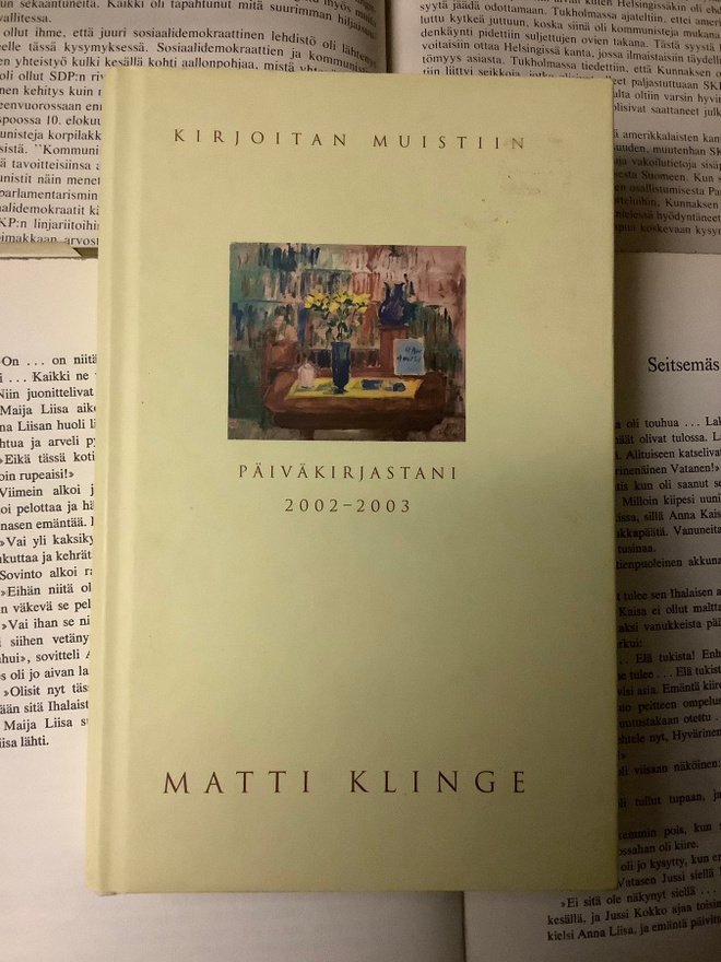 Matti Klinge - Kirjoitan muistiin (sid.)