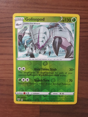 Pokemon Golisopod 018/189 Reverse holo Rare