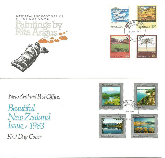 2x FDC EPK UUSI-SEELANTI maisemat sarjoja 1983