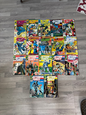 Action Force G.I. Joe sarjakuvat 22 kpl