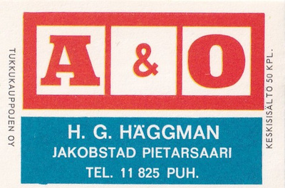 Jakobstad H. G. Häggman A&O b425