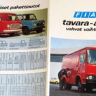 1974 Fiat kuorma-auto paku esite - KUIN UUSI - suomalainen - pikkukuva 1