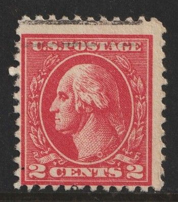1923 2¢ G.Washington, hammaste 11, leimattuna (arvo 200,00€