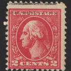 1923 2¢ G.Washington, hammaste 11, leimattuna (arvo 200,00€ - pikkukuva 1