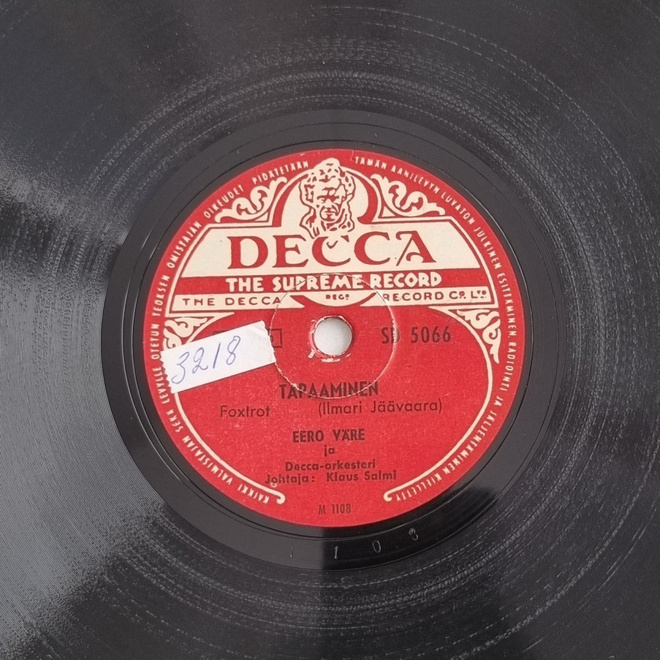 Savikiekko 1948 - Eero Väre - Decca SD 5066