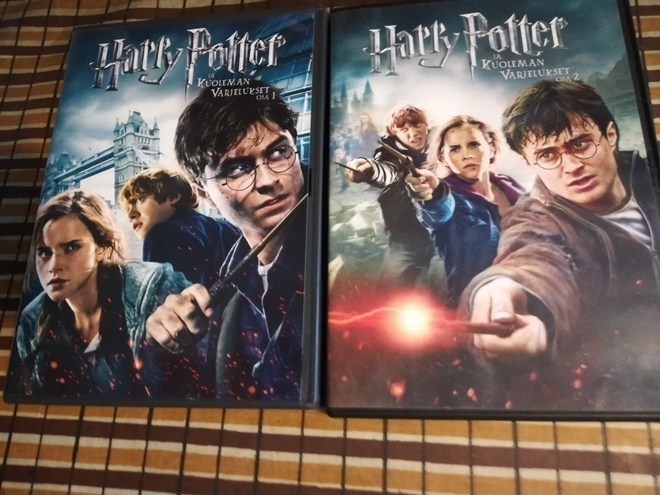 Harry Potter ja kuoleman varjelukset osat 1 ja 2