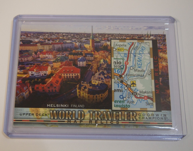 2019 Goodwin World traveler map relics Helsinki, Finland
