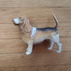 Vintage Basset hound -figuuri - pikkukuva 1