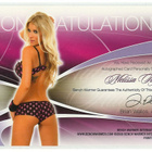 Bench Warmer 2008 Signature Series Autograph Melissa Taylor - pikkukuva 2