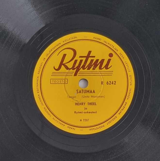 Savikiekko 1955 - Henry Theel - Rytmi R 6242