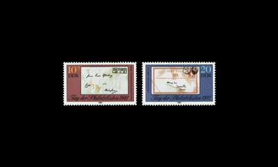 DDR 2646-7 ** Postimerkin päivä (1981)