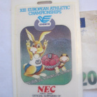 VANHA Kisapassi Yleisurheilu EM-Kisat 1982 Ateena Lehdistö - pikkukuva 1