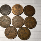 10 Penniä 8 kpl 1900 luvun alkupuolilta - pikkukuva 1