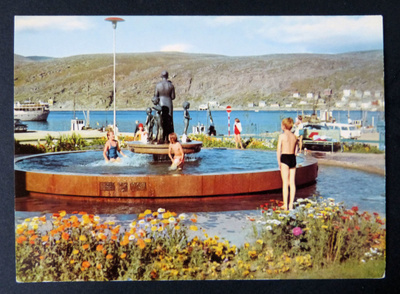 Hammerfest. Fontanen. Norway