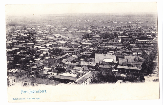 PORI -BJÖRNEBORG, VANHA  POSTIKORTTI