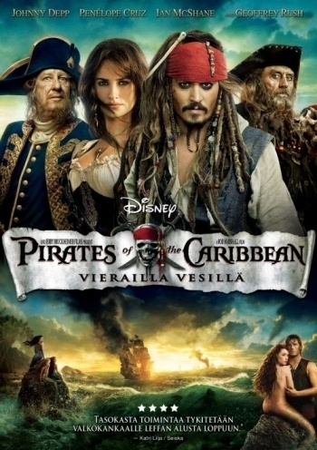 Pirates of the Caribbean - Vierailla vesillä (DVD)