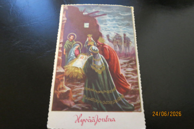 VANHA JOULUKORTTI KULKENUT