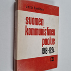 Antti Hyvönen : Suomen kommunistinen puolue 1918-1924 - pikkukuva 1