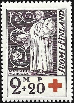 1933 Punainen Risti 2 mk + 20 p **  LaPe 182