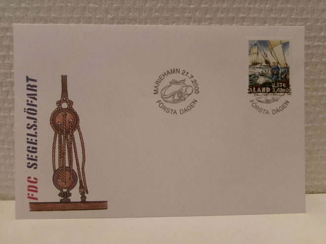 FDC Åland 2000 Purjehdusmerenkulku