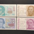 Argentina 1983 - 1985 Austral 1,5,10,50 - pikkukuva 1
