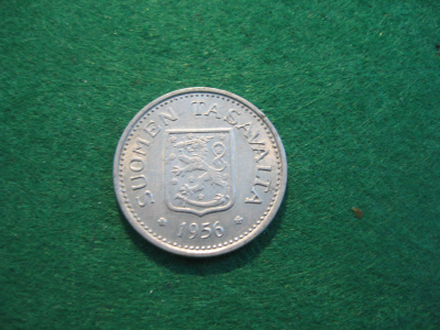 100 markkaa 1956 - hopeaa