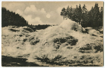 Imatra Vallinkoski, kuutamokortti 1928