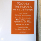 TOYAH & THE HUMANS: We are the Humans LP (oranssi) - pikkukuva 2