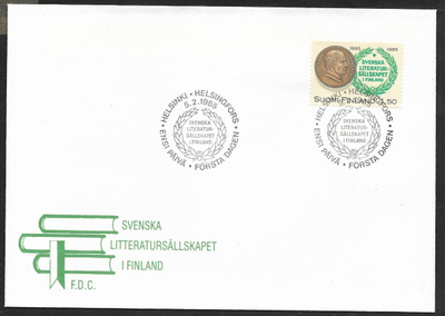 Svenska litteratursällskapet 1985 FDC (LAPE 953)