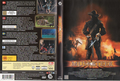 Muskettisoturi (3 656) K -FI- nordic, DVD catherine deneuve
