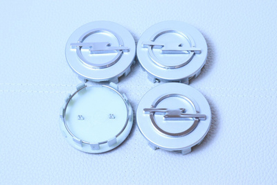 Opel vannekeskiöt – Kromi-hopea – 58mm (4kpl sar