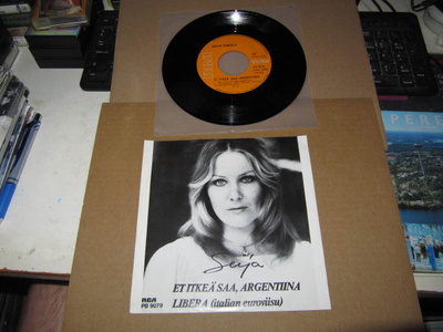 Seija Simola 7" Et itkeä saa Argentiina/Libera v.1977