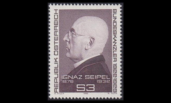 Itävalta 1712 ** Liittokansleri Ignaz Seipel (1982)