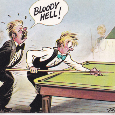 Snooker, Bloody Hell ! huumori. e253