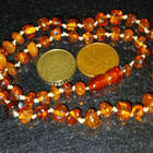 Vintage meripihka kaulakoru Amber kaulakoru itämeren - pikkukuva 4