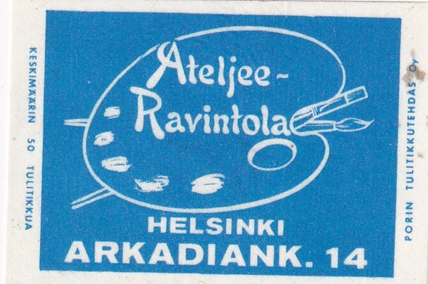 Helsinki, Ateljee Ravintola , Arkadiank, 14    s26