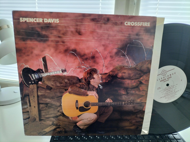 SPENCER DAVIS, Crossfire, LP US -84 HIENO KUNTO !!