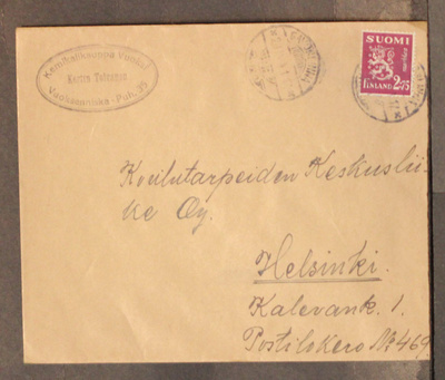 # 23211 # Firmakirje Savonlinna > Helsinki
