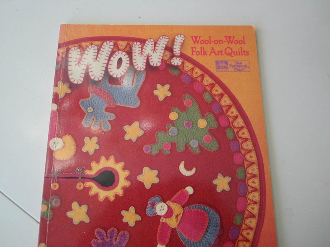 Wool-on -Wool, Folk art Quilts, huovutus kirja