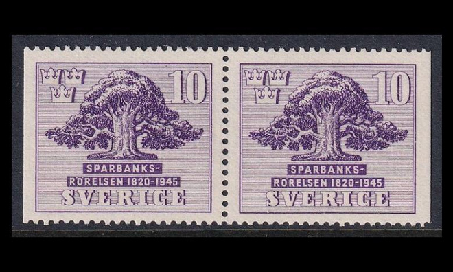 Ruotsi 316DD ** Säästöpankki 125v (1945)