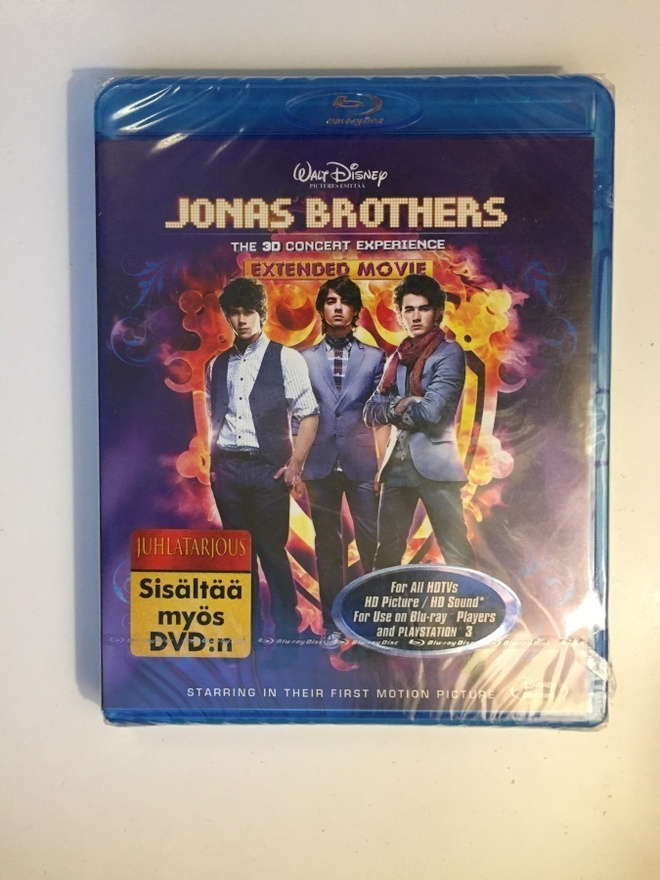 Jonas Brothers - The 3D Concert Experience (Blu-ray) UUSI!