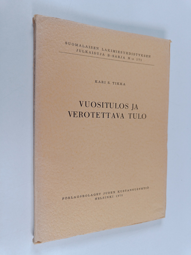 Kari S. Tikka : Vuositulos ja verotettava tulo