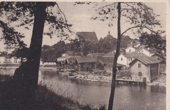 Porvoo. Näköala Näsen kiveltä   b579