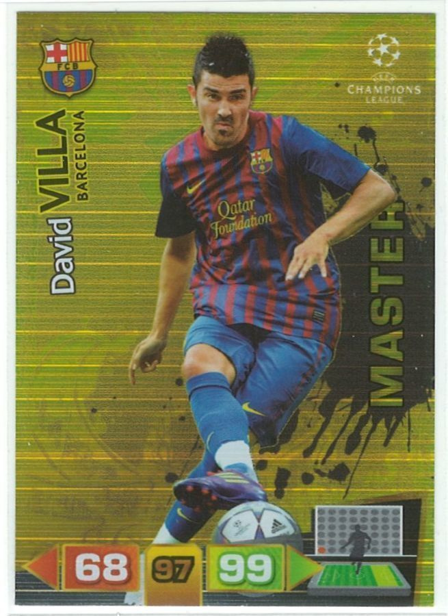 2011-12 Adrenalyn Champions League Master David Villa