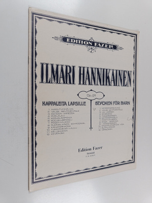 Ilmari Hannikainen : Kappaleita lapsille op. 21