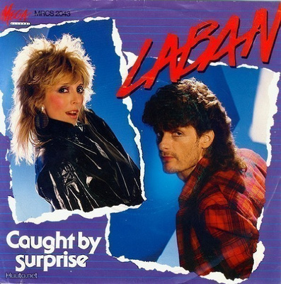 LABAN :: CAUGHT BY SURPRISE / LET ME KNOW : VINYYLI 12" 1986